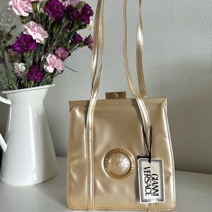 Gianni Versace Gold Shoulder Bag